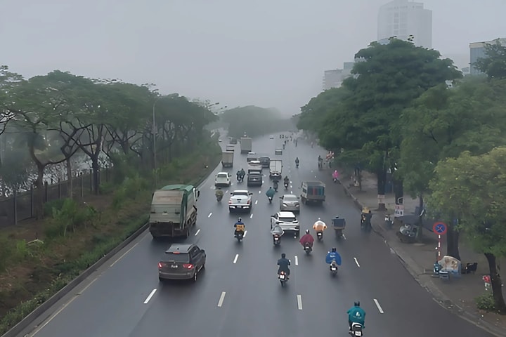 Hà Nội tiếp tục có mưa nhỏ vài nơi, trời rét