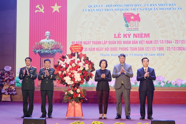 Quận Thanh Xuân kỷ niệm 80 năm Ngày thành lập Quân đội nhân dân Việt Nam