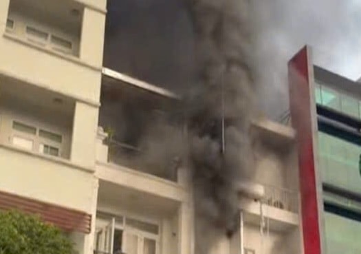 TP Hồ Chí Minh: Cháy khu nhà trọ 4 tầng, 2 người tử vong