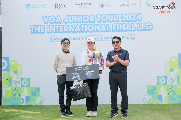 Golfer trẻ Nguyễn Viết Gia Hân vô địch mùa giải VGA Junior Tour 2024