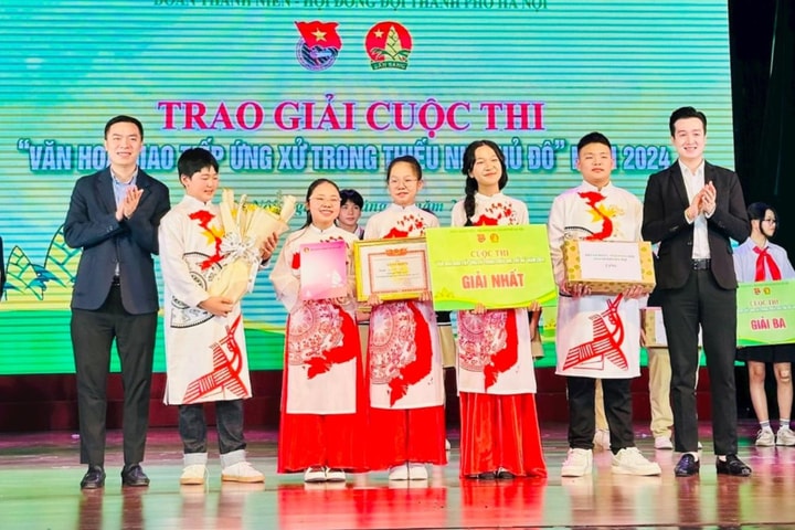 Phú Xuyên giành giải Nhất cuộc thi “Văn hóa giao tiếp ứng xử trong thiếu nhi Thủ đô”