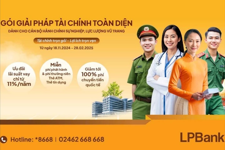 LPBank triển khai gói giải pháp tài chính toàn diện dành riêng cho cán bộ, nhân viên hành chính sự nghiệp và lực lượng vũ trang