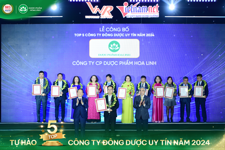 Dược phẩm Hoa Linh giữ vững vị trí Top 5 công ty đông dược uy tín 2024