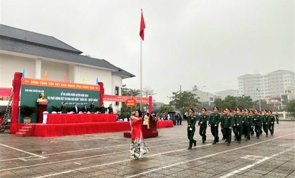 Gia Lâm ra quân huấn luyện lực lượng vũ trang năm 2025