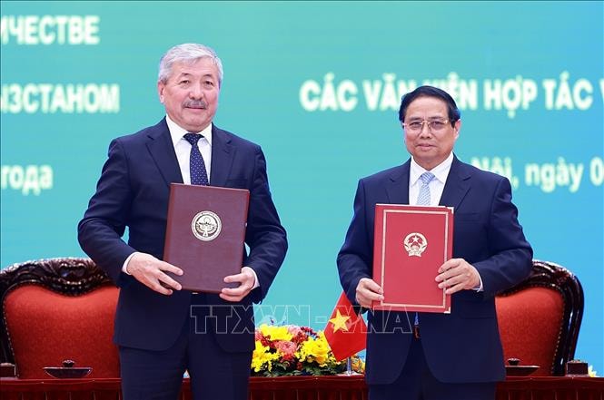 Toàn văn Tuyên bố chung về kết quả chuyến thăm Việt Nam của Thủ tướng Kyrgyzstan