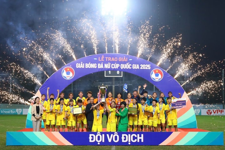 CLB nữ thành phố Hồ Chí Minh vô địch giải Bóng đá nữ Cúp quốc gia 2025