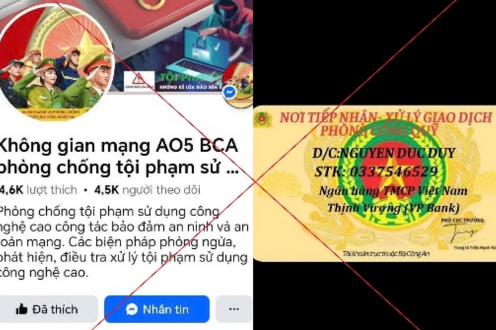 Cảnh báo mạo danh cơ quan công an "hỗ trợ thu hồi tiền lừa đảo" để lừa đảo