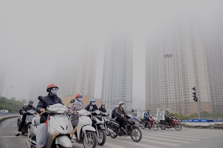 Không khí nhiều khu vực ở cảnh báo xấu