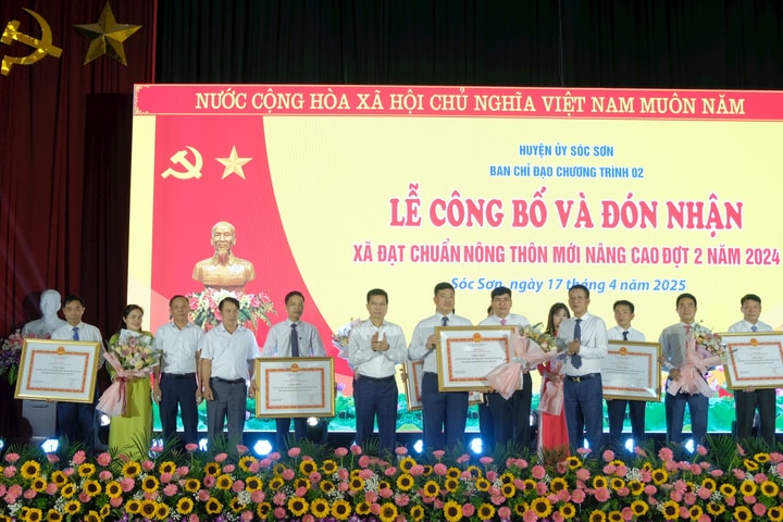 Sóc Sơn: Thêm 7 xã đạt chuẩn nông thôn mới nâng cao