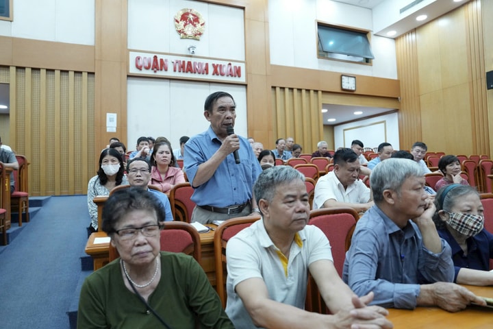 Cử tri quận Thanh Xuân kiến nghị sớm bồi thường tái định cư dự án đầu tư xây dựng đường Vành đai 2,5