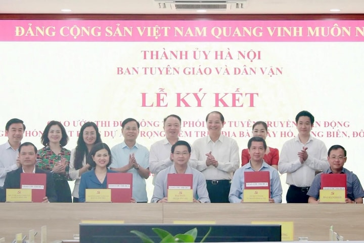 Hà Nội: Đẩy mạnh tuyên truyền, vận động, tạo đồng thuận trong triển khai các dự án lớn