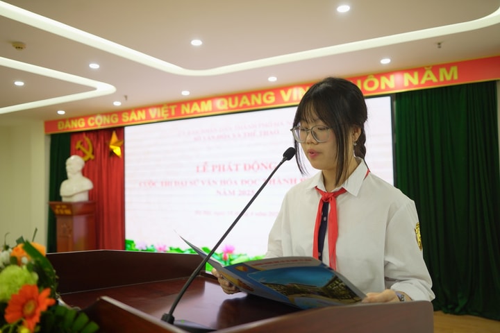 Phát động cuộc thi Đại sứ Văn hóa đọc thành phố Hà Nội năm 2025