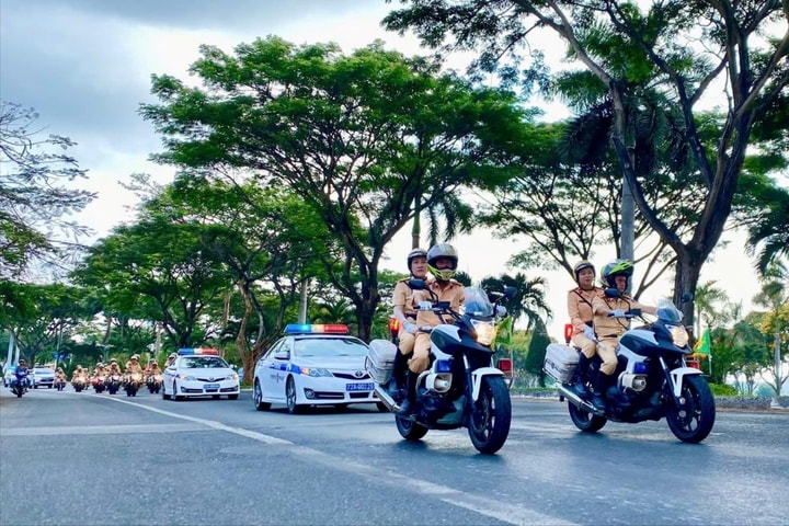 Bà Rịa - Vũng Tàu ra quân bảo đảm trật tự an toàn giao thông dịp 30-4