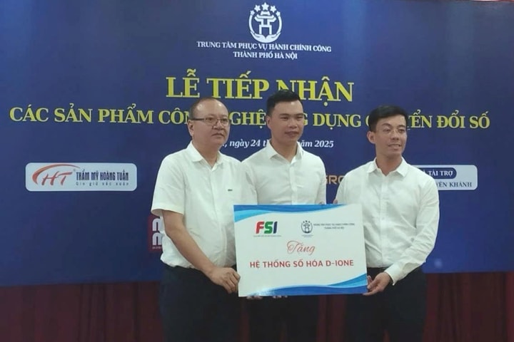 Hà Nội: Tiếp nhận các sản phẩm công nghệ ứng dụng chuyển đổi số