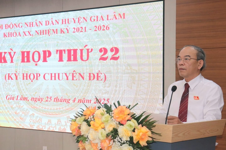 HĐND huyện Gia Lâm thông qua chủ trương sắp xếp đơn vị hành chính mới