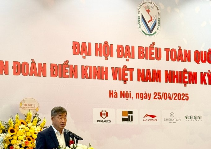 Ông Hoàng Vệ Dũng tái đắc cử Chủ tịch Liên đoàn điền kinh Việt Nam