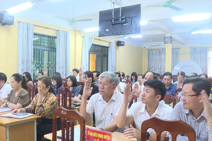 Ứng Hòa: 100% đại biểu HĐND tán thành chủ trương sắp xếp đơn vị hành chính