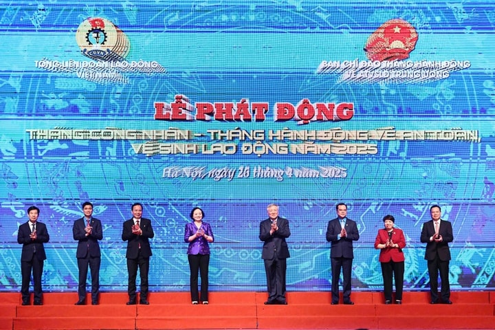 Phát động Tháng Công nhân - Tháng hành động về an toàn, vệ sinh lao động