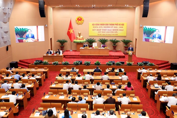 HĐND TP Hà Nội thông qua Nghị quyết sắp xếp đơn vị hành chính