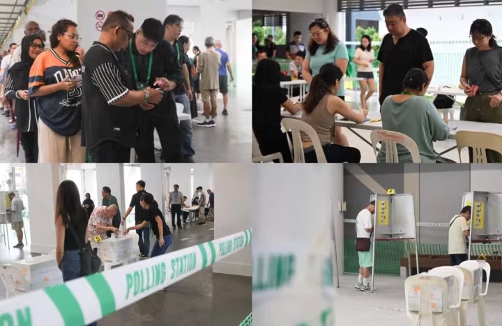 Người dân Singapore đi bỏ phiếu bầu Thủ tướng mới