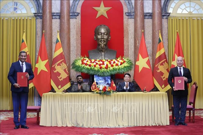 Tuyên bố chung Việt Nam - Sri Lanka