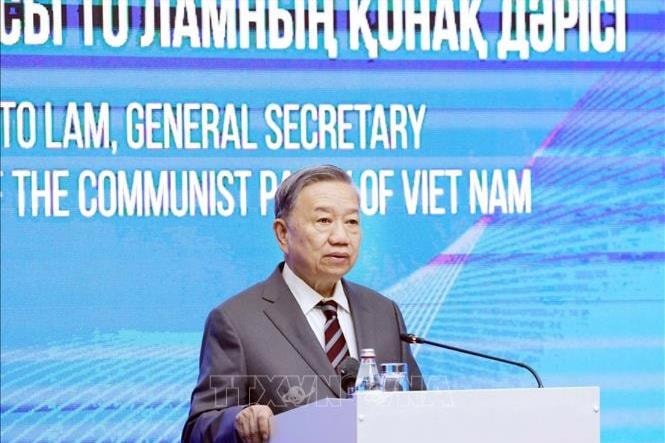 Tổng Bí thư Tô Lâm: Cần thúc đẩy 5 "kết nối" trong hợp tác giữa Việt Nam - Kazakhstan