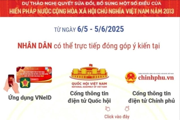Nhân dân có thể góp ý sửa đổi Hiến pháp như thế nào?