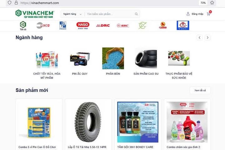 Ra mắt sàn thương mại điện tử VinachemMart dành cho các thương hiệu Việt