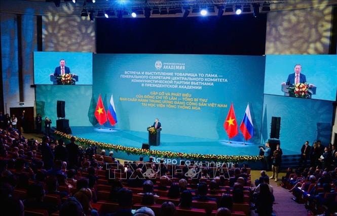 Tổng Bí thư Tô Lâm: Vun đắp quan hệ hữu nghị truyền thống Việt - Nga trong kỷ nguyên mới, vì hòa bình, hợp tác và phát triển