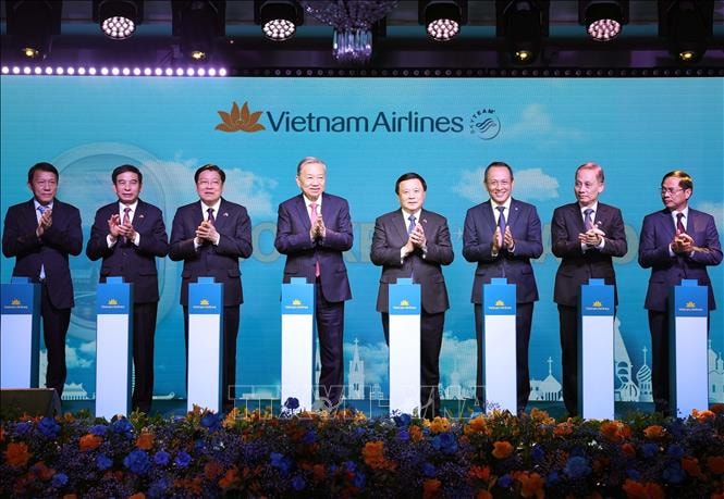 Tổng Bí thư Tô Lâm dự Lễ công bố đường bay thẳng Hà Nội - Mátxcơva tại Liên bang Nga