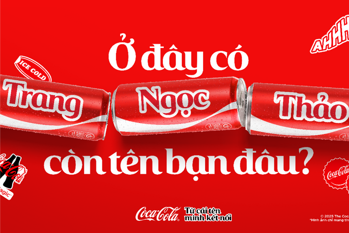 Coca-Cola tái khởi động chiến dịch mang tính biểu tượng “Share A Coke” với thông điệp “Từ cái tên, mình kết nối”
