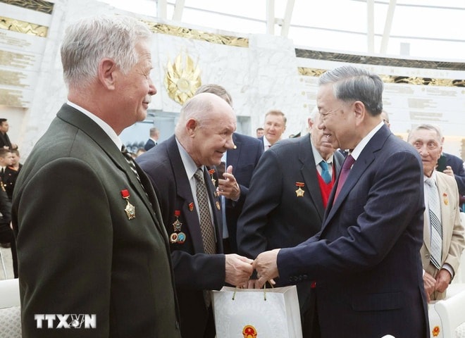 Tổng Bí thư Tô Lâm: Vun đắp tình hữu nghị Việt Nam-Belarus ngày càng bền chặt