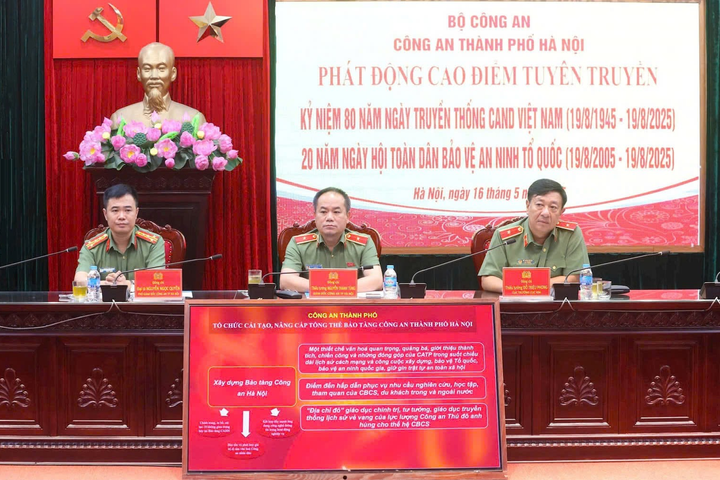 Hà Nội: Phát động cao điểm tuyên truyền 80 năm Ngày truyền thống Công an nhân dân