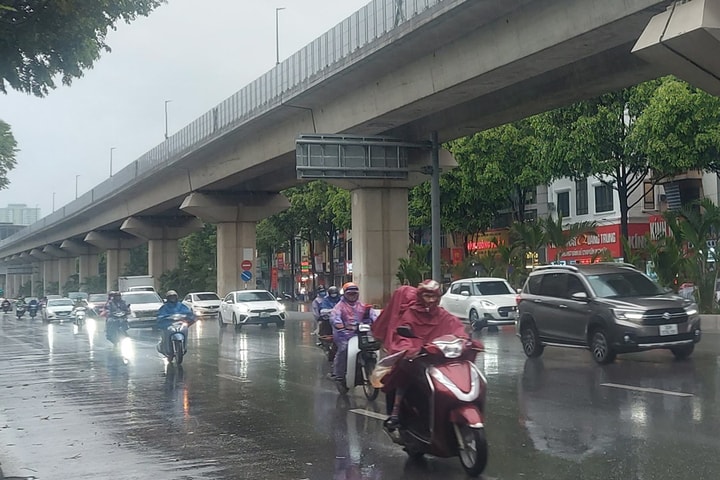 Bắc Bộ về chiều tối và đêm có mưa to, cần đề phòng dông lốc