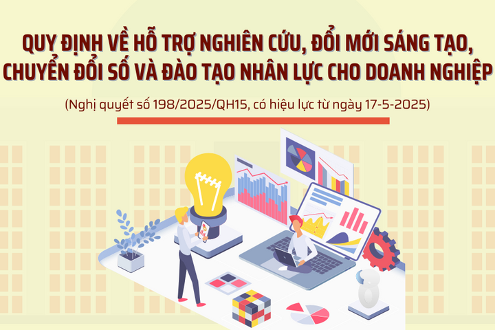 Quy định hỗ trợ doanh nghiệp về công nghệ, chuyển đổi số và đào tạo nhân lực