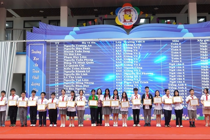 Vinh danh 112 học sinh đoạt giải Nhất Olympic các môn văn hóa