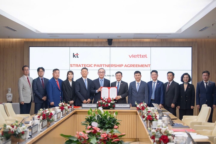Tập đoàn Viettel và Tập đoàn KT hợp tác chiến lược thúc đẩy trí tuệ nhân tạo, chuyển đổi số tại Việt Nam