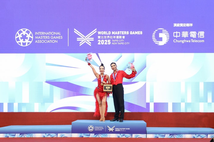 Cặp vận động viên Việt Nam xuất sắc giành chức vô địch dancesport thế giới