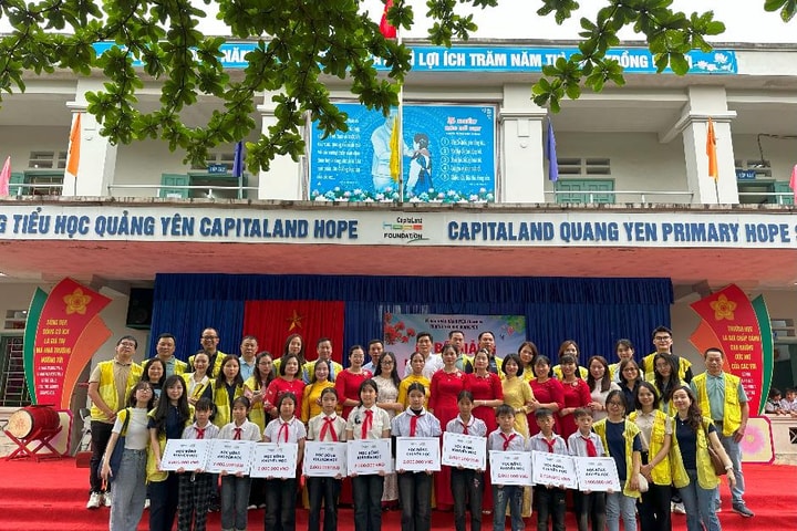 CapitaLand cam kết tài trợ học bổng dài hạn 500.000 đô la Singapore cho học sinh thông qua Quỹ thiện nguyện CapitaLand Hope Foundation