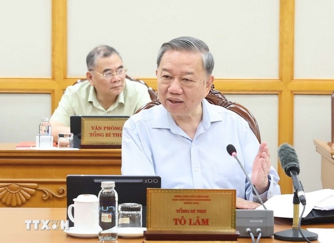Tổng Bí thư Tô Lâm: Bố trí, sắp xếp cán bộ đúng nguyên tắc, không để phát sinh vấn đề phức tạp nội bộ