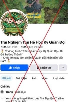 Công an TP Hồ Chí Minh khuyến cáo cảnh giác với thông tin quảng cáo trại hè, học kỳ quân đội