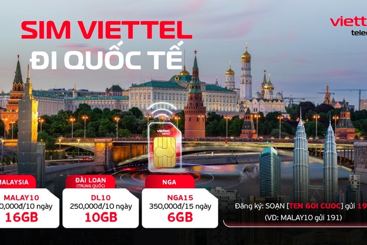 Viettel tung loạt gói cước Roaming mới không thể bỏ lỡ hè này với giá chỉ từ 20.000 đồng/ngày