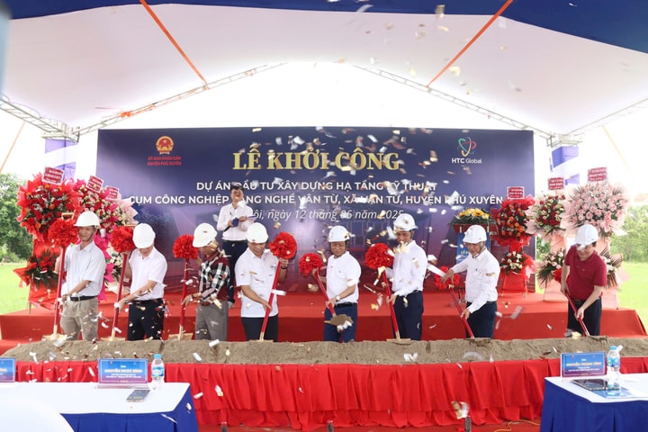 Phú Xuyên khởi công Cụm công nghiệp làng nghề Vân Từ