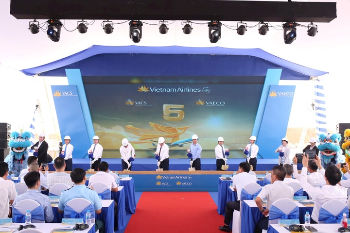 Vietnam Airlines khởi công hai dự án hạ tầng quy mô gần 1.800 tỷ đồng tại sân bay Long Thành