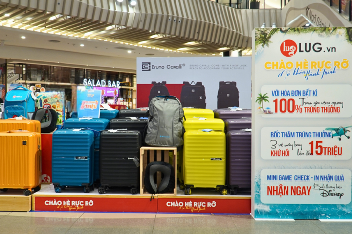 Mở khóa hè rực rỡ cùng LUG tại Aeon Mall Hà Đông - vali từ 399K, 100% trúng quà tặng hấp dẫn!