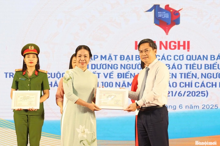 Báo Hànộimới đạt giải đặc biệt Cuộc thi viết về điển hình tiên tiến, người tốt, việc tốt năm 2025