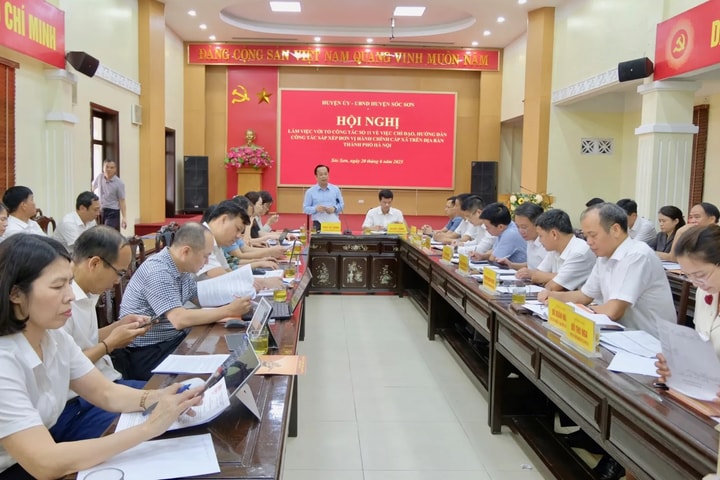 Huyện Sóc Sơn vận hành thông suốt chính quyền địa phương hai cấp