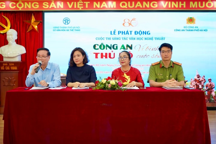 Phát động sáng tác văn học, nghệ thuật về “Công an Thủ đô vì bình yên cuộc sống”