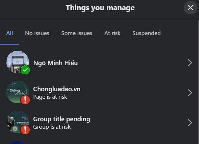 Cảnh giác với quảng cáo lấy lại page và group sau khi bị “bay màu”