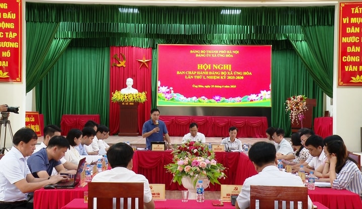 Xã Ứng Hoà mới vận hành chính quyền hai cấp: Tháo gỡ điểm nghẽn trong giải phóng mặt bằng